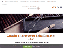 Tablet Screenshot of acupunturaenbarcelona.com